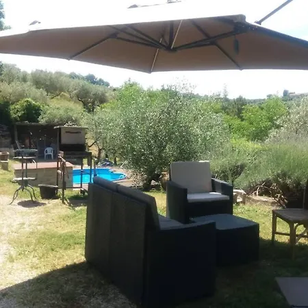 Villetta Panoramica Tra Gli Olivi Sterpeto